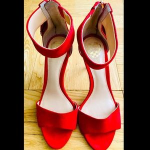 Vince Camuto Red Suede Shoes ❤️